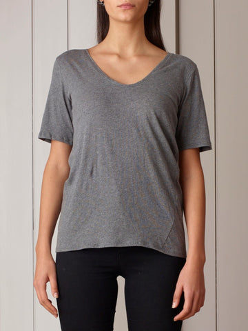 Kowtow - Organic Cotton V T-shirt - Grey