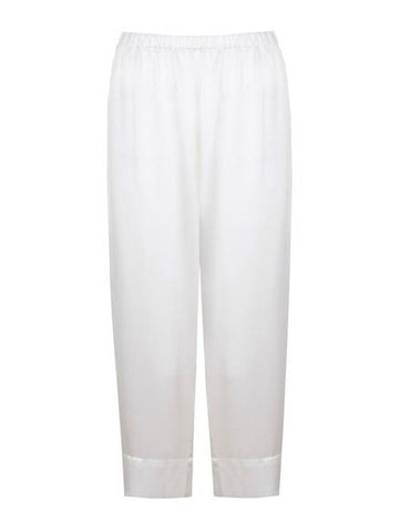 Cloe Cassandro - Silk Trousers - White