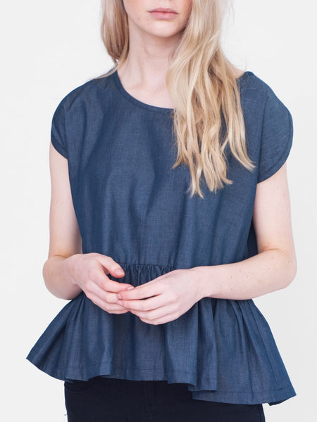 Beaumont Organic - Belle Top - Navy Denim