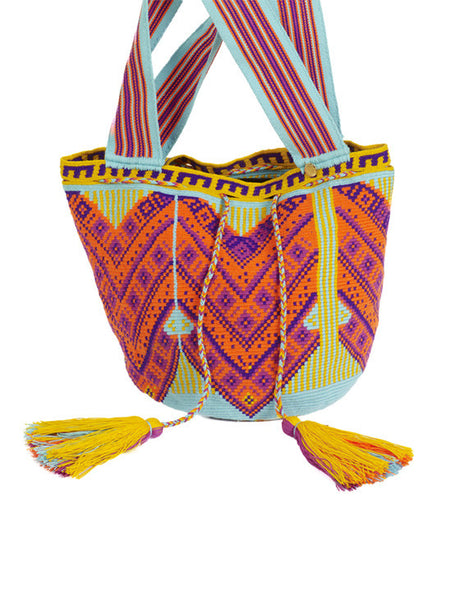 Castellano  - Mochila Bag - Orange/Purple