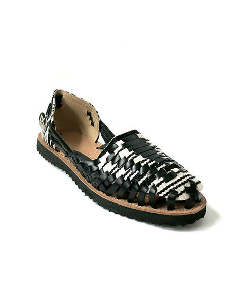 iX Style - Water for Children- Leather Huarache Sandal - Black