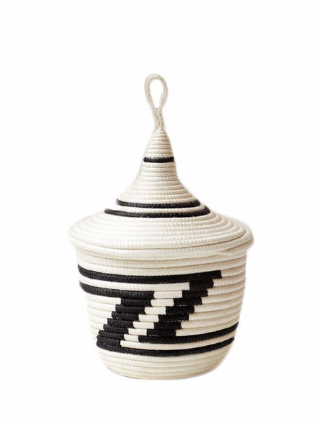 Indego Africa - Peace Basket - Black