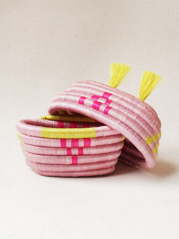 Indego Africa - Basket - Pink/Yellow
