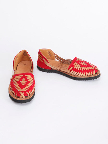 iXstyle -Water for Children - Leather Huarache Sandal - Red