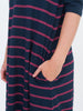 Beaumont Organic - Sophia Maxi Dress - Navy & Red