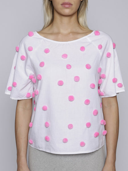 Pitusa - Pom-pom Top - Pink