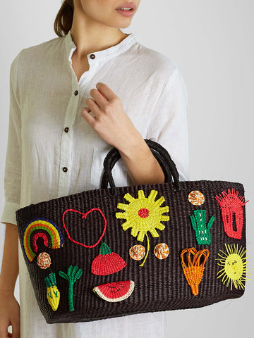 Shicato - Patches Tote Bag - Black