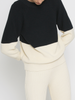 Diarte - Byron Bicolor Sweatshirt - White and Navy